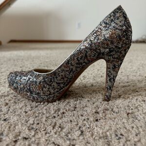 Nine West Sparkly Heels Size 5 1/2